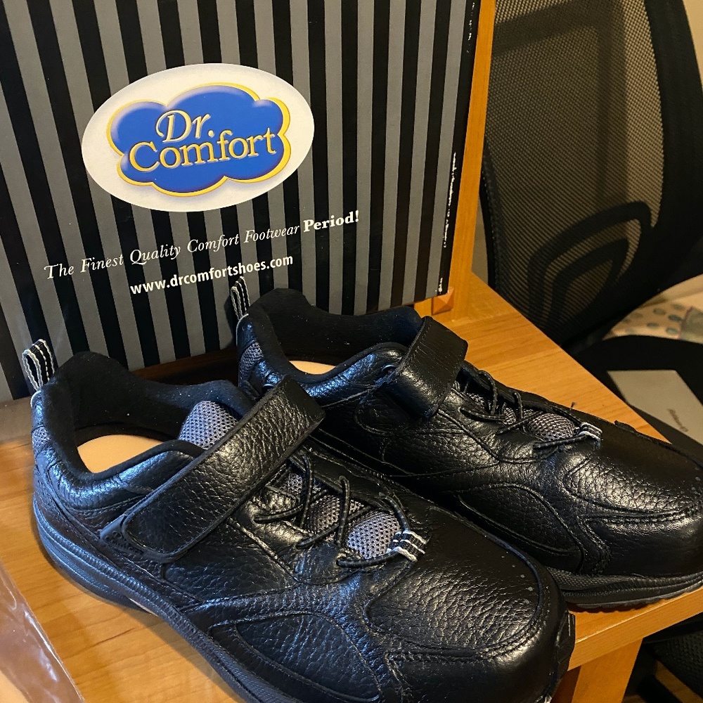 Dr. Comfort GSA Champion Black 9.5 Wide STK #5710 Men Shoes